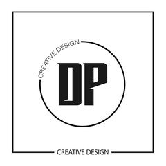 Initial Letter DP Logo Template Design Vector Illustration