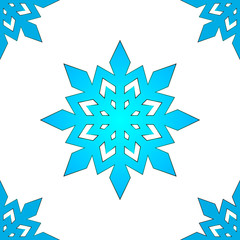 vector snowflake pattern