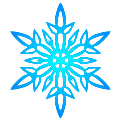 Fototapeta na wymiar vector snowflake pattern