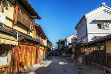 gion street in the morning