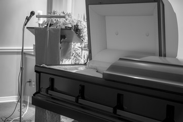 Abandoned Casket and Chapel