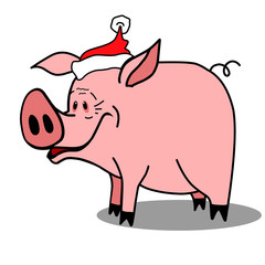 Stock Illustration Pig Symbol of New Year
