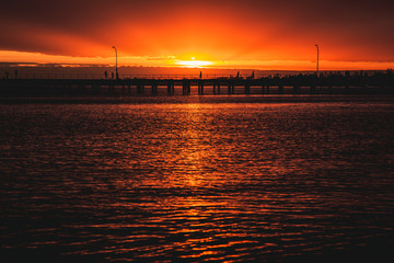 Sunset Over the Pier
