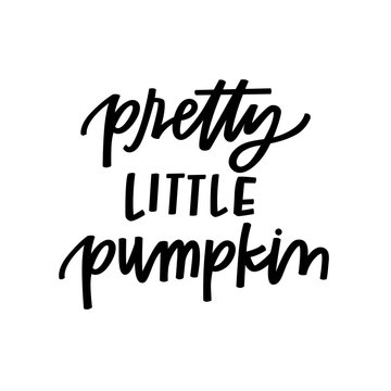 Pretty little pumpkin