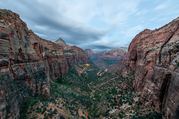 The Canyon Overlook at Dawn