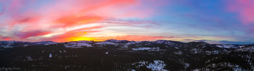 Stunning Mountain Sunset