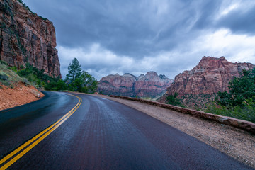 Early Morning Thunderstorm over Zion