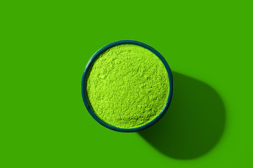 Matcha Green Tea Pop Art Style