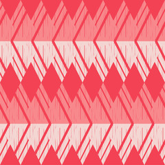 Seamless abstract geometric pattern. Triangles. Vector pattern. Mosaic texture. Scribble texture. Can be used for wallpaper, textile, invitation card, wrapping, web page background.