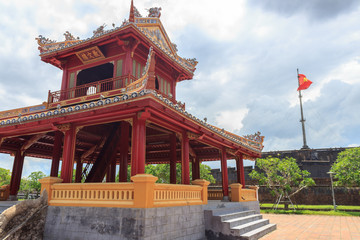 views on the royal palace in hue vietnam