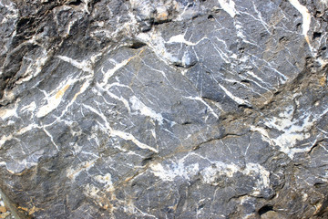 Grey and white sedimentary rock surface texture horizontal abstract