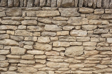 Obraz premium Stone fence closeup