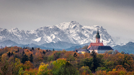Monastery in the alps