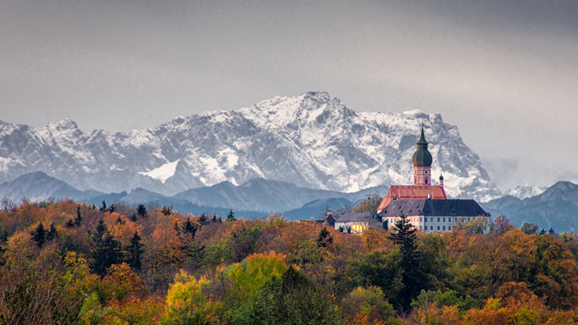 Monastery in the alps