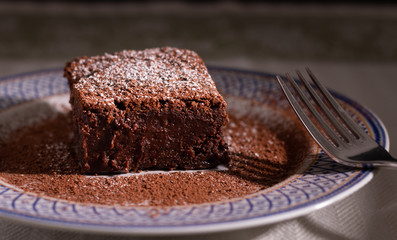 Homemade brownie
