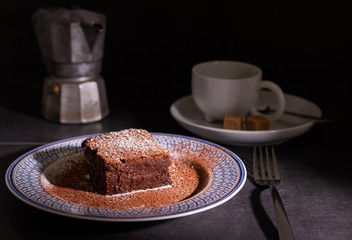Homemade brownie