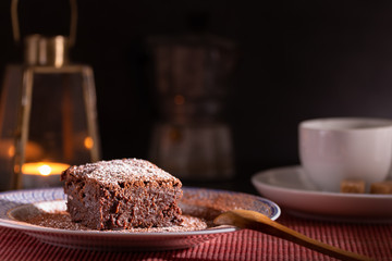 Homemade brownie