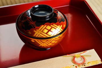 秀衡椀でいただきます