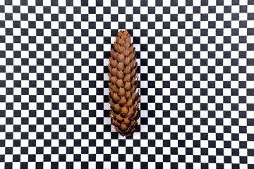 dry bump on a checkerboard surface background image