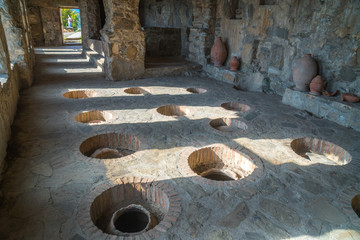 Nekresi Monastery Grapes Processing Room marani, kvevri