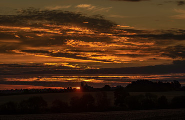 Dawn over Ely, 8th September 2018