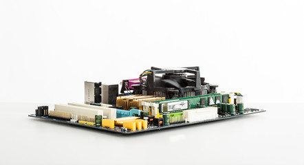 Dirty used pc motherboard