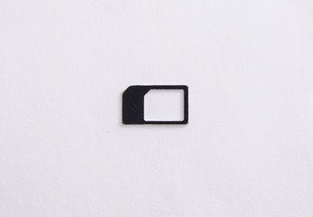 Empty SIM card slot