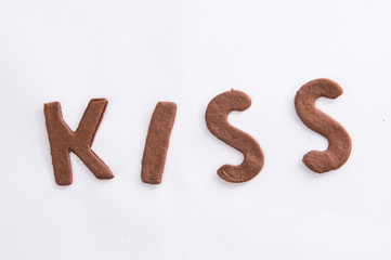 word kiss cookies