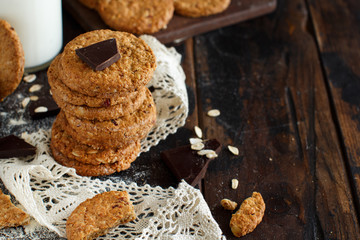 Homemade oatmeal cookies