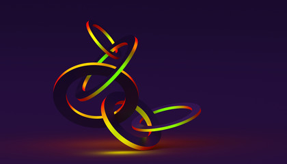 Abstract 3d rendering of a modern geometric background. Minimalistic design for poster, cover, branding, banner, placard.