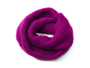 Scarf isolated on white background.