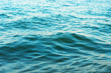Blue sea water background