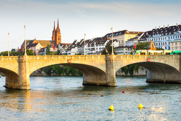 Fototapeta na wymiar Basel Panorama