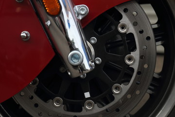 Fototapeta na wymiar closeup of a steering wheel