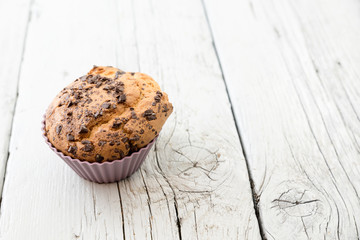 Sweet donuts with ciocolate