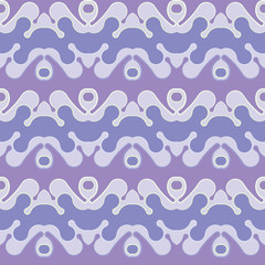 Seamless pattern with  wavy stripes