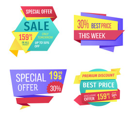 Special Offer Sale This Week Vector Illustration