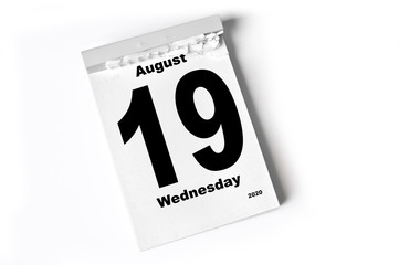 19. August 2020