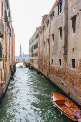 Fototapeta na wymiar Venice channel view