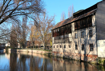 old town canal - Petite France - Strasbourg - Alsace - France