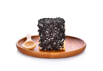 Chocolate Cake on white background