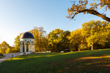 Wiesbaden, Monopteros auf dem Neroberg. 2.Noveber 2018