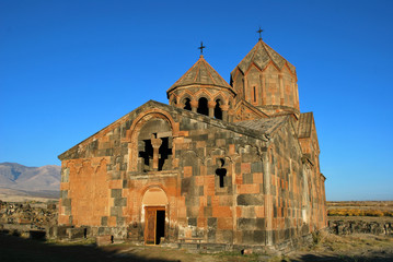 Fototapeta premium The Hovhannavank Monastery in Ohanavan, Aragatsotn Province, Armenia