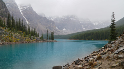 Moraine Lake in Banff National Park, Canada.