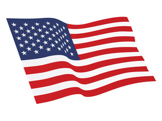 USA flag vector