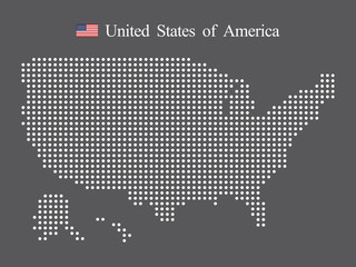 USA map vector