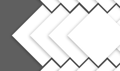 tilted sqaure shapes and zig zag and gray isolated color