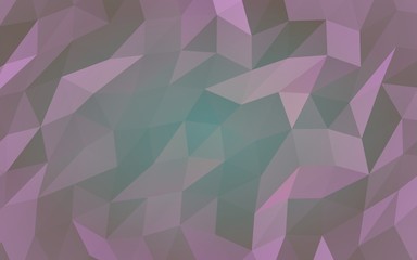 Obraz premium Abstract triangle geometrical purple background. Geometric origami style with gradient. 3D illustration
