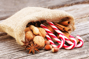 Nikolaus, Nikolaus-Säckchen, Textraum, copy space