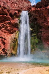 Grand Canyon, Mooney Falls, Havasupai Indian Reservation, Arizona